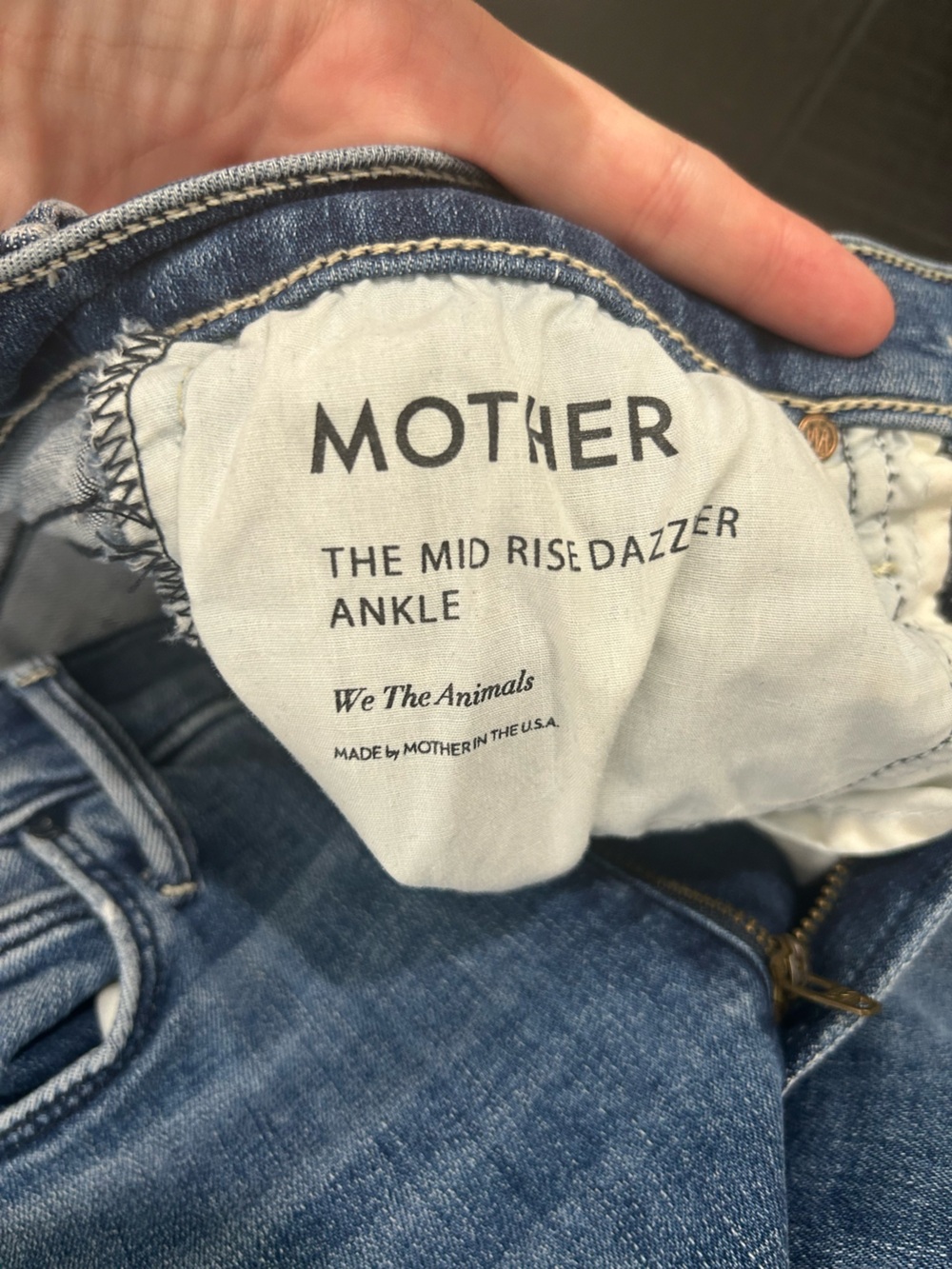MOTHER the midrise dazzler ankle we the animals - Picture 5 of 8